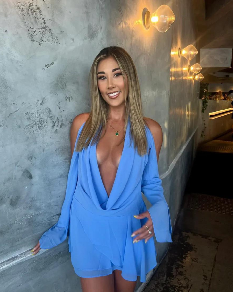 blue i am gia dress Fafi Mini Dress