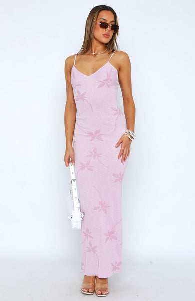 White Fox Boutique Trust Issues Maxi Dress in Lilac