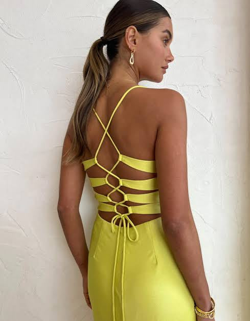 Manning Cartell Time to Shine Slip Dress in Lime WMIYHire Manning Cartell Time to Shine Slip Dress in Lime WMIYHire