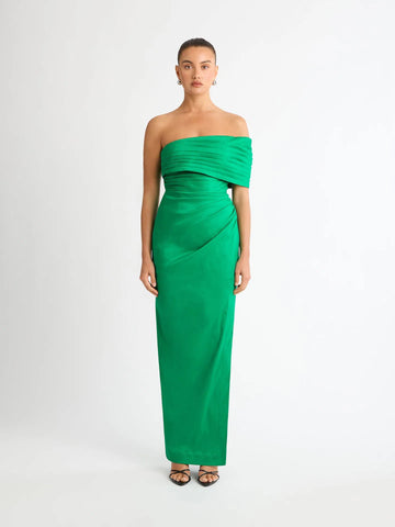Sheike Giselle Gown in Jade Green