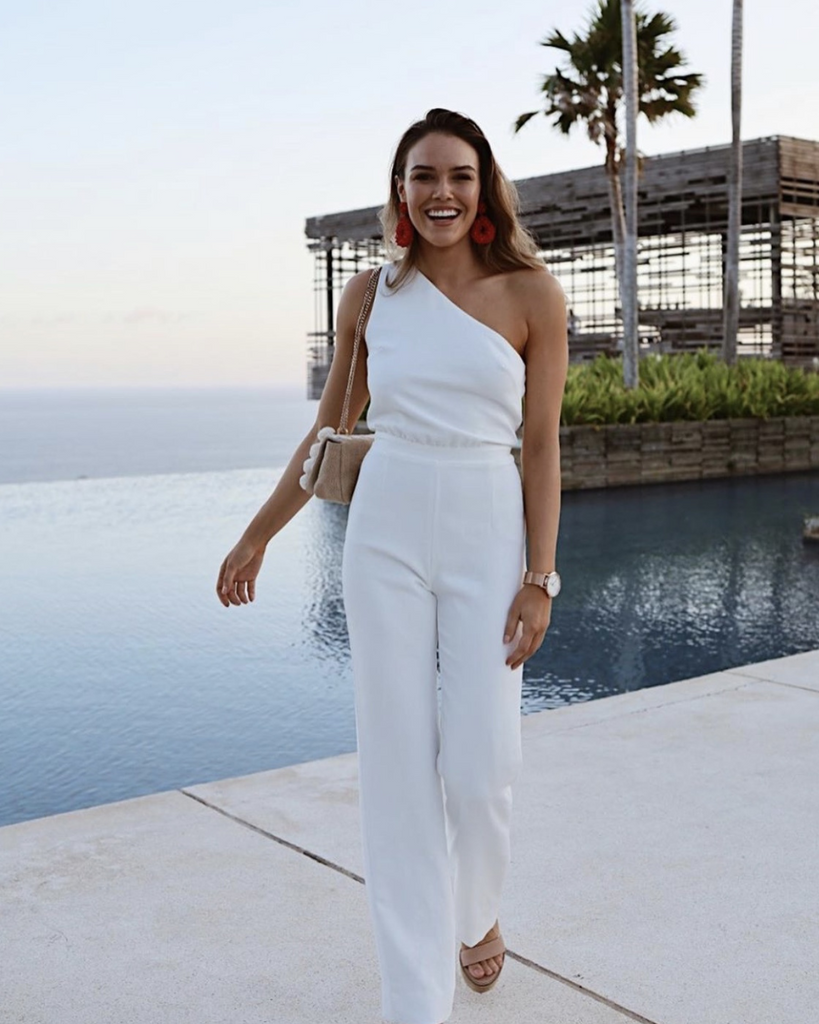 Kookai Aria Jumpsuit White – WMIYHire Kookai Aria Jumpsuit White – WMIYHire