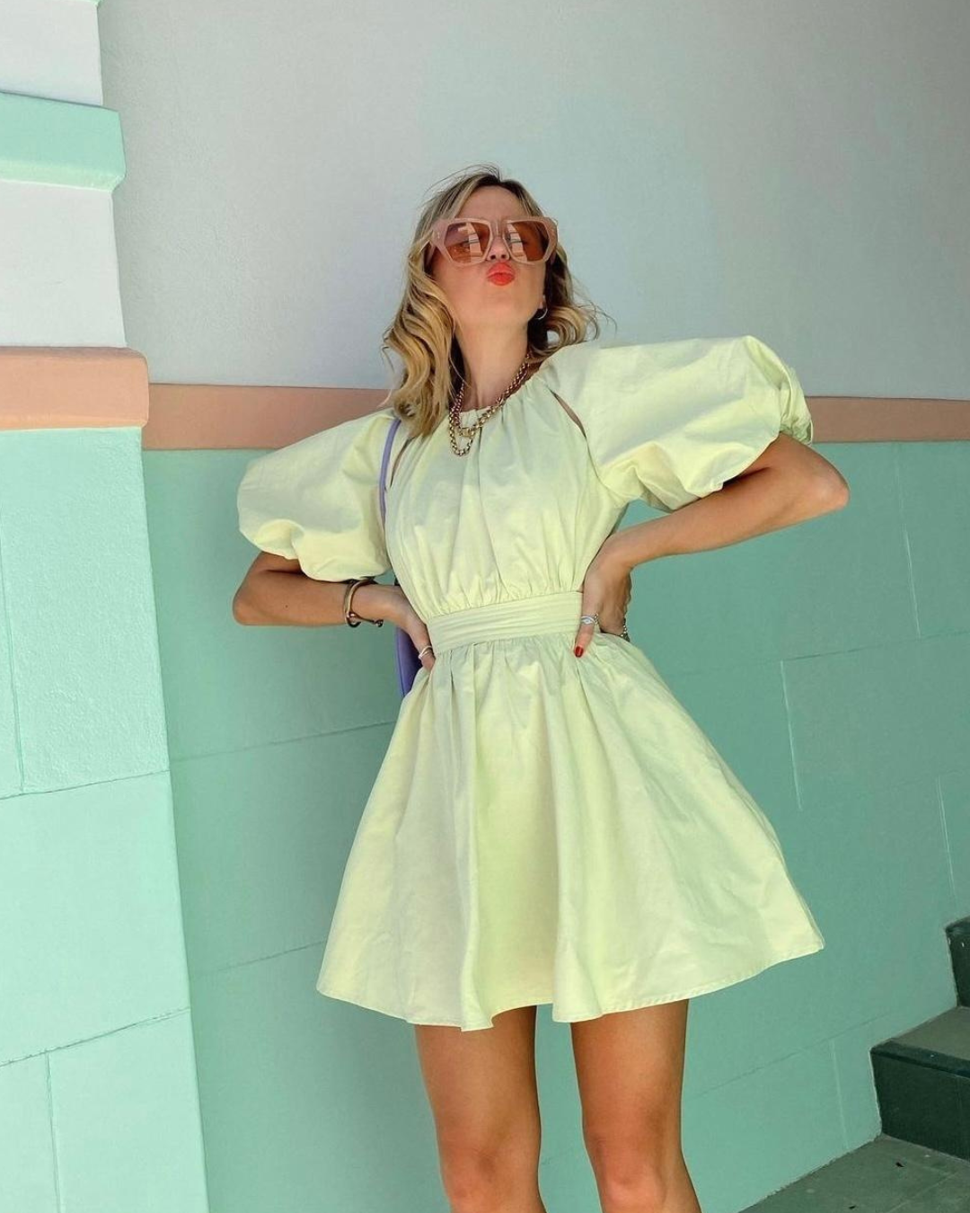 Mossman Seahaze Dress Green WMIYHire Mossman Seahaze Dress Green WMIYHire