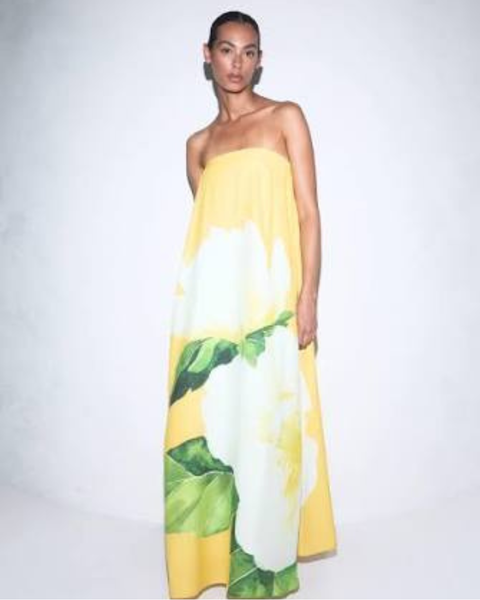 BUY: Acler Newmanny Maxi Dress in Tuscan Magnolia