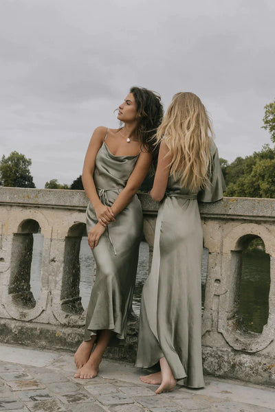 BUY: Shona Joy La Lune Dress in Sage