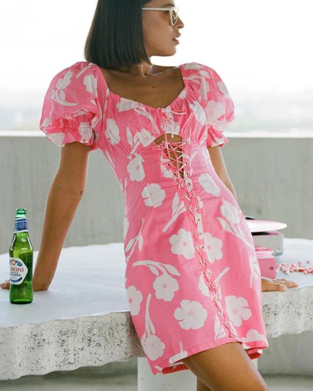 sabo skirt rose corset dress Pink Sabo Skirt Rose Corset Dress Shop Women's Summer Dresses Online USA Tagged "primary-color