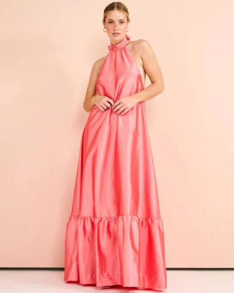 Hansen & Gretel Gateau Gown in Watermelon