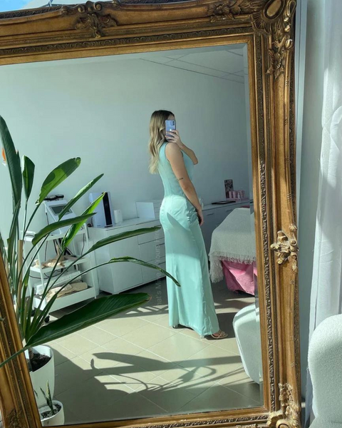 WMIY Atlantis Gown in Seafoam