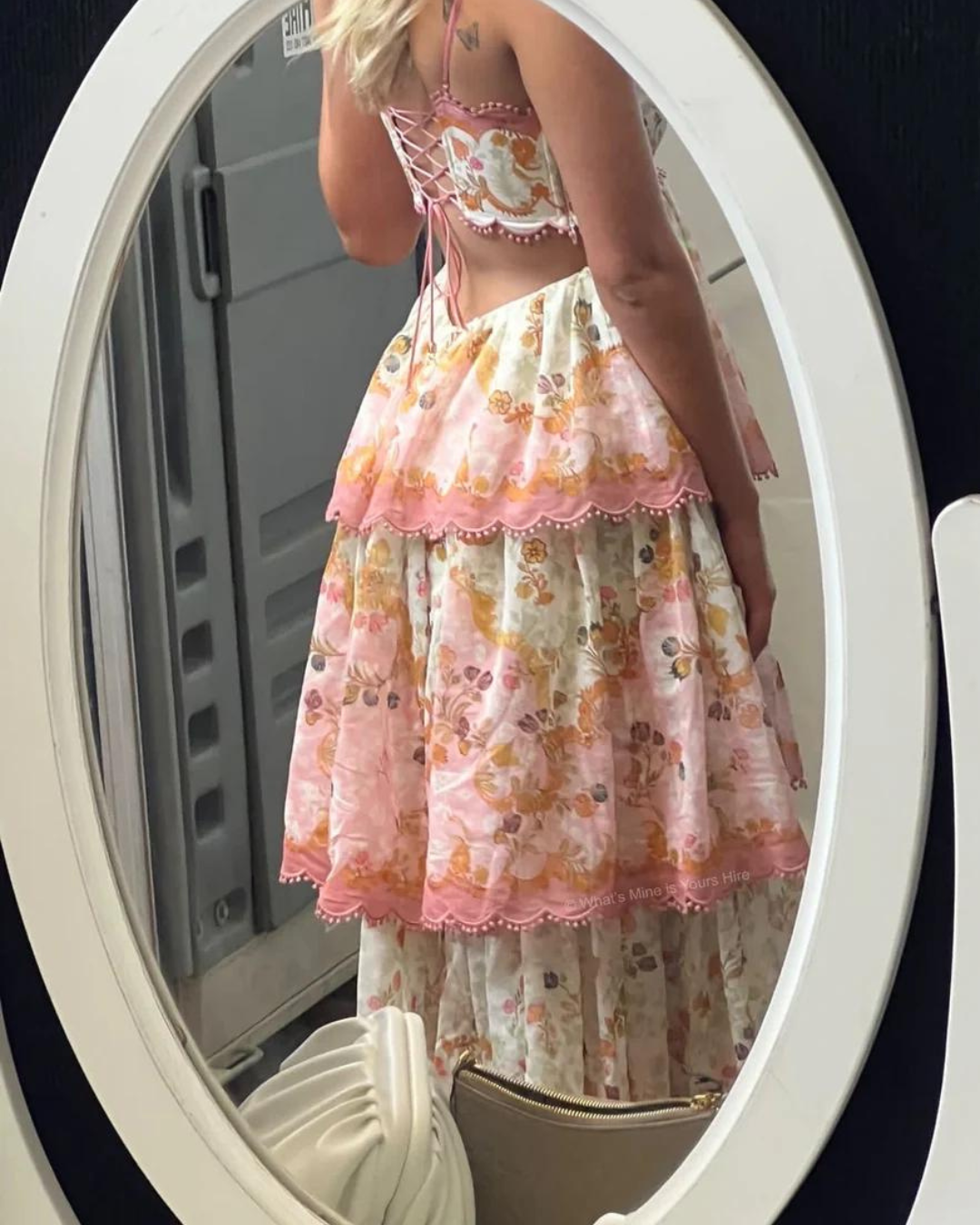 Zimmermann Laurel Frill Dress WMIYHire Zimmermann Laurel Frill Dress WMIYHire