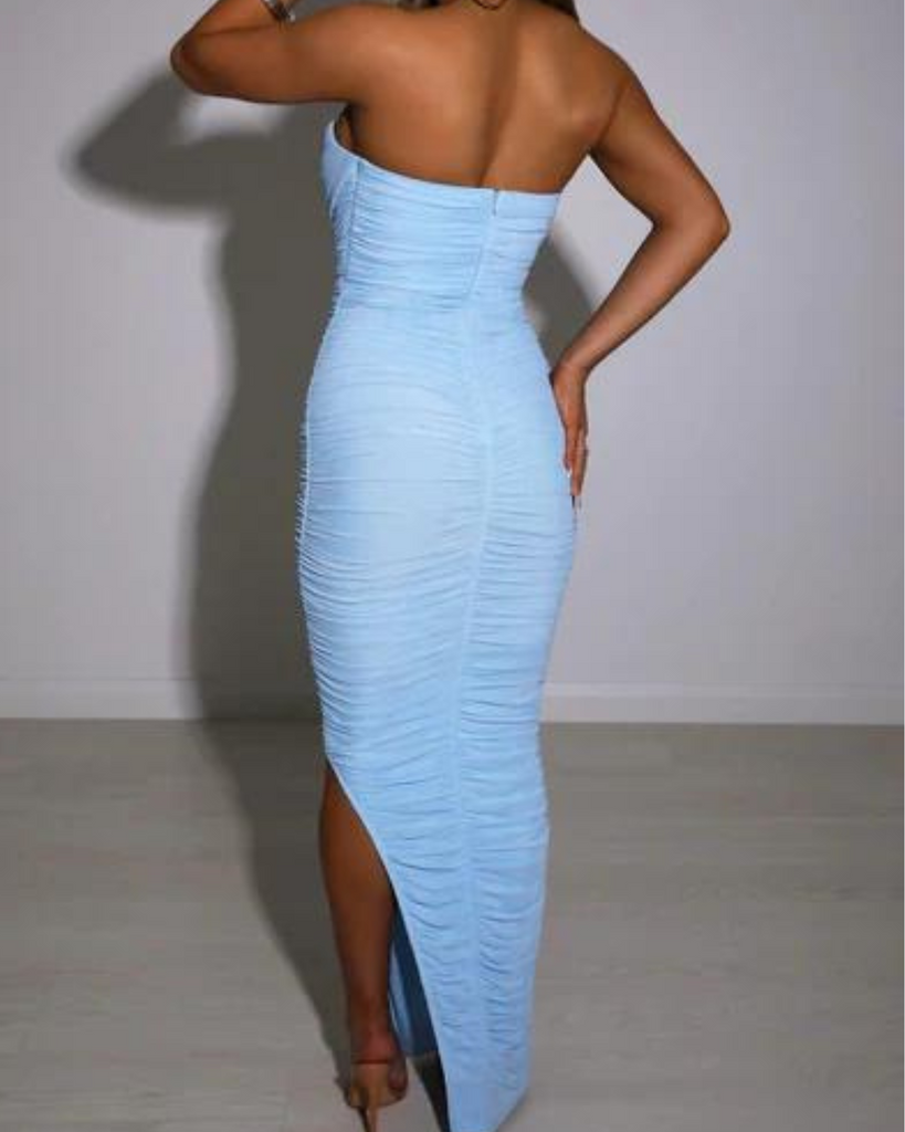 BabyBoo Demi Maxi Dress in Baby Blue WMIYHire BabyBoo Demi Maxi Dress in Baby Blue WMIYHire