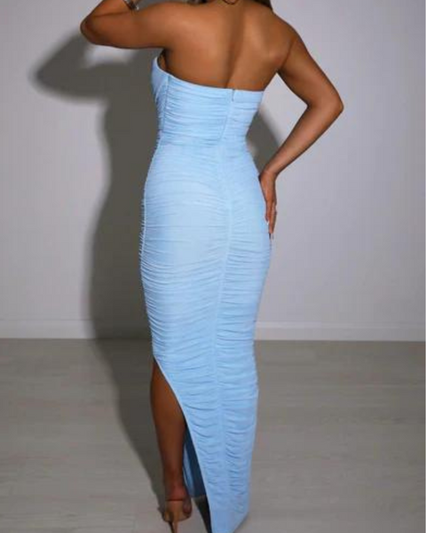 BabyBoo Demi Maxi Dress in Baby Blue