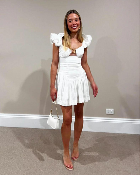 BUY: Aje Simone Dress White – WMIYHire
