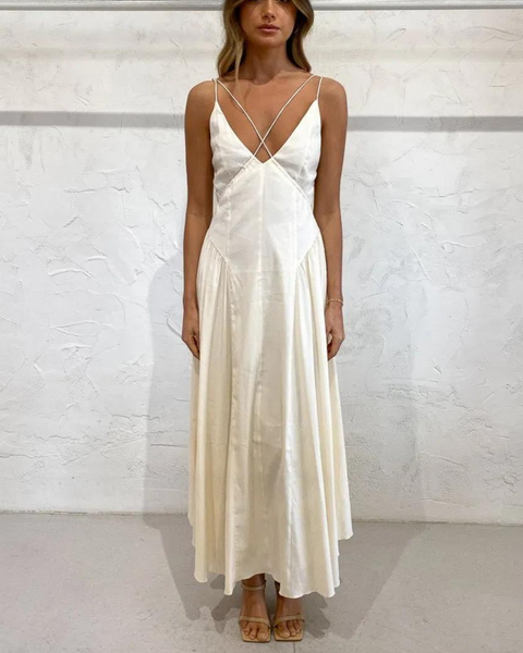 Camilla And Marc Antelao Tove Dress in Cream