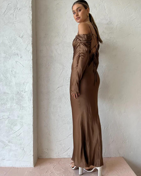 Issy Sereia Dress in Copper