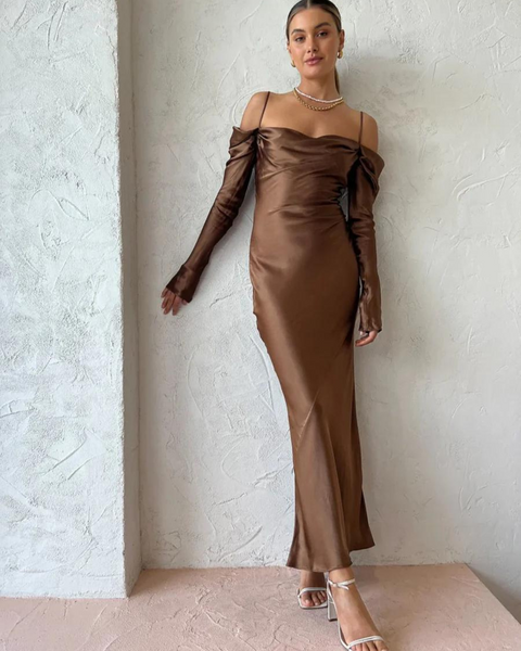 Issy Sereia Dress in Copper