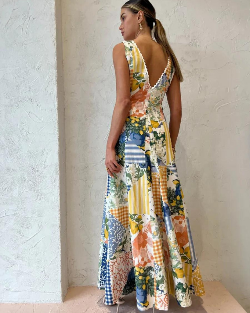 by nicola wavy maxi dress Introducing the By Nicola Wavy Strapless Maxi Dress in Fiori, a fresh, modern addition to your wardrobe. A staple piece in our Fiori collection. #cocoandlola