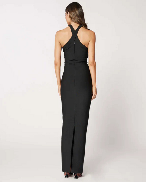 Bianca & Bridgett Brie Gown in Black