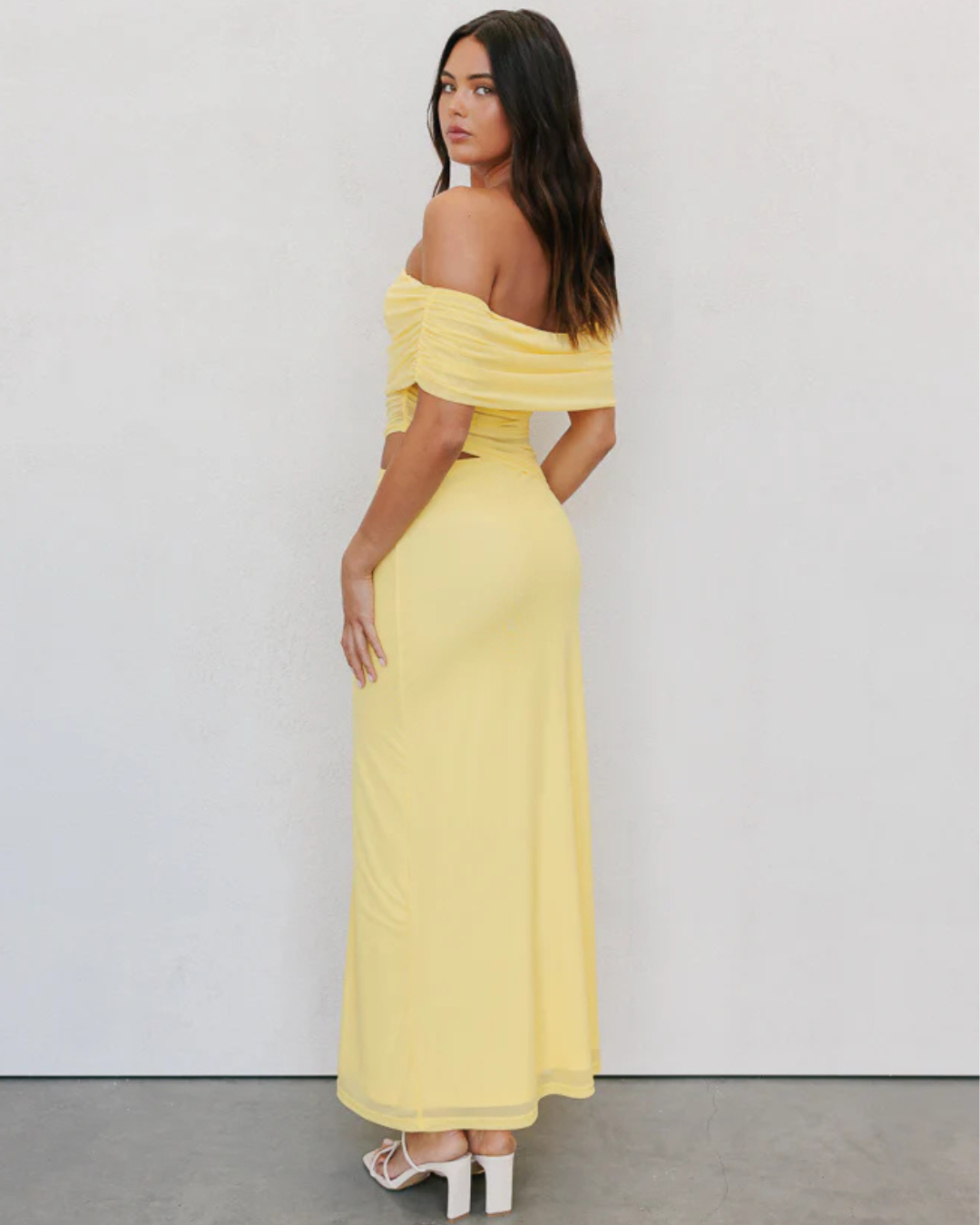 Mirror Mirror Indee Dress in Canary Yellow