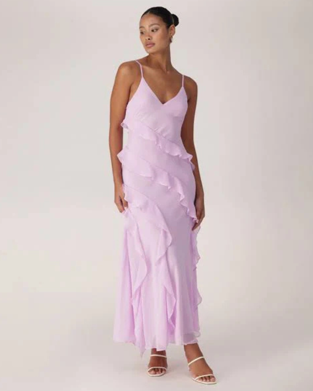 Forever New Poppy Gown in Lilac