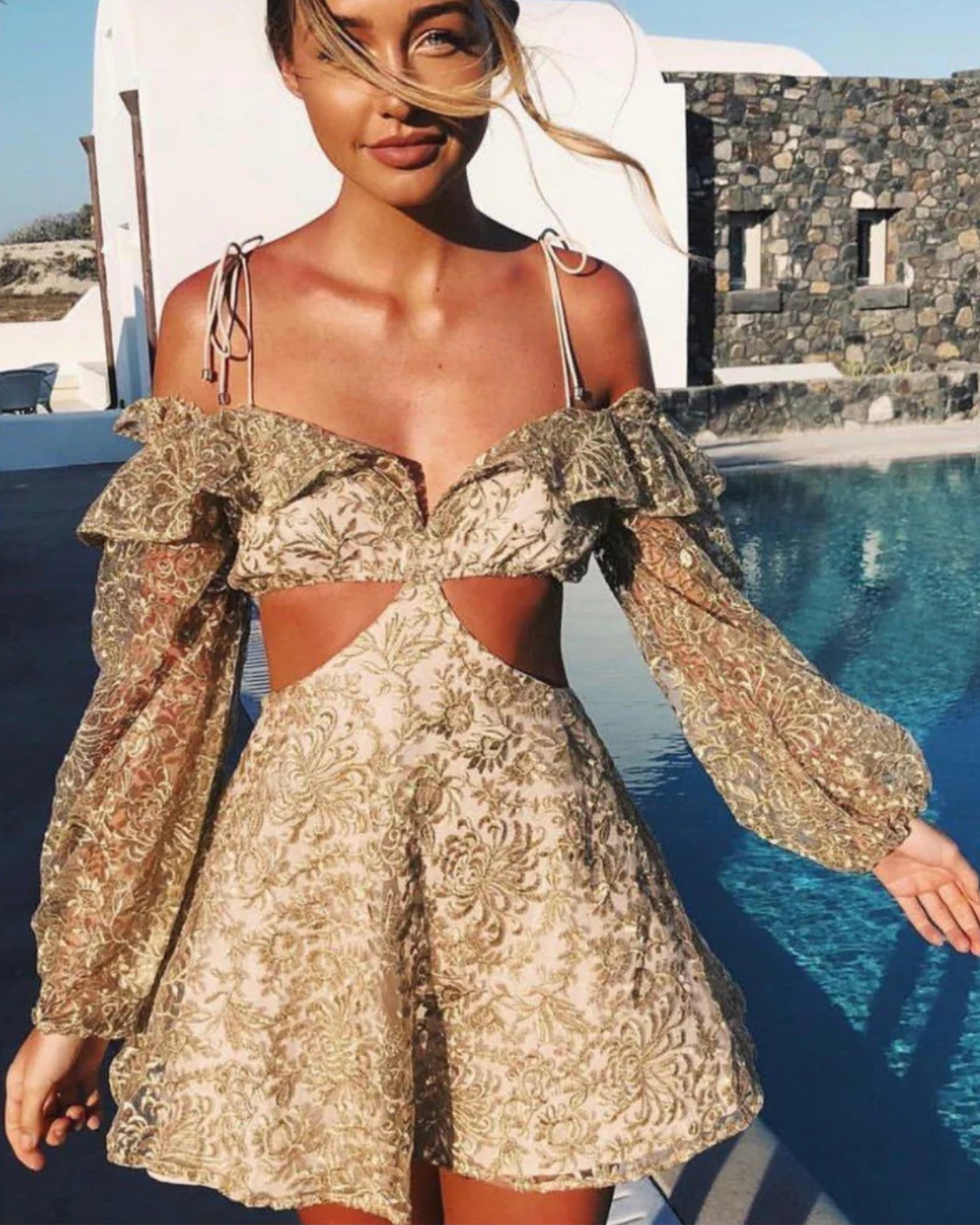 Sofia Golden Hour Dress WMIYHire Sofia Golden Hour Dress WMIYHire