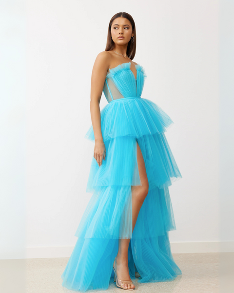 Studio Lexi Cruz Gown Turquoise