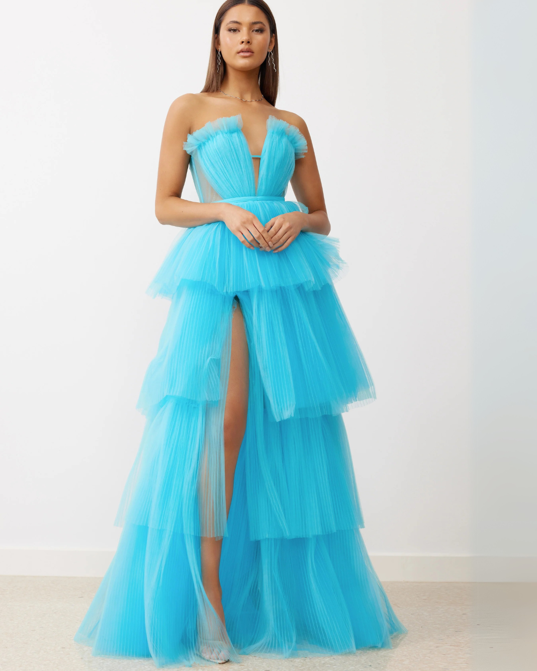 Studio Lexi Cruz Gown Turquoise