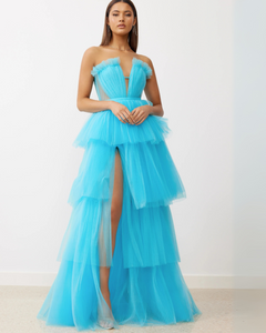 Studio Lexi Cruz Gown Turquoise