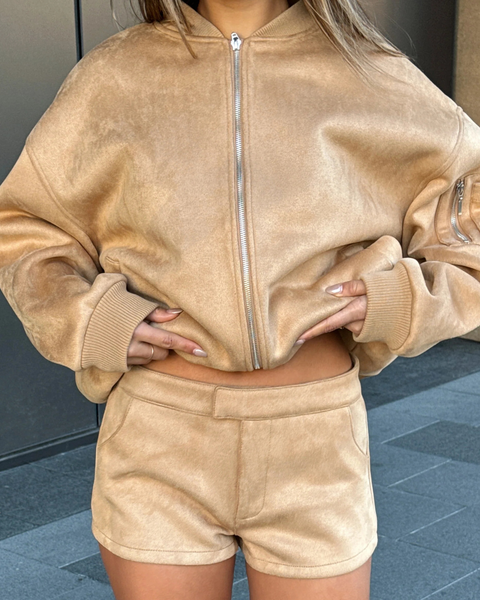 White Fox Confidence Between Us Suede Set