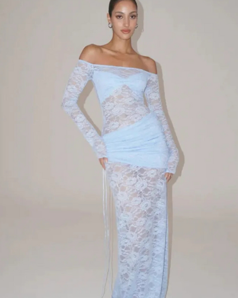 Deconduarte Christiana Dress Powder Blue