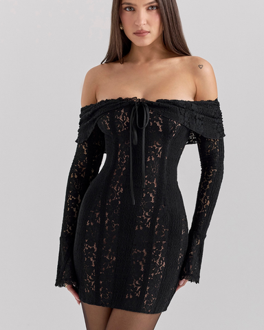 House of CB Sadie Mini Dress Black