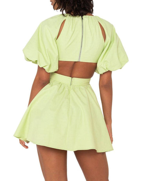 BUY: Mossman Seahaze Dress Green