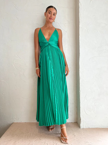 Issy Orla Dress in Jade