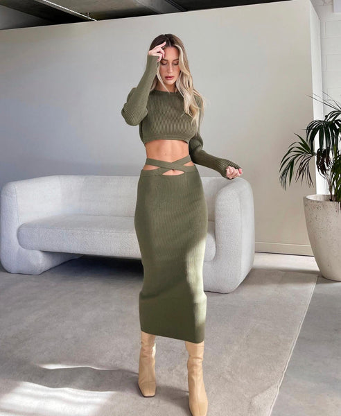 BUY Dazie She’s The Girl Set Khaki