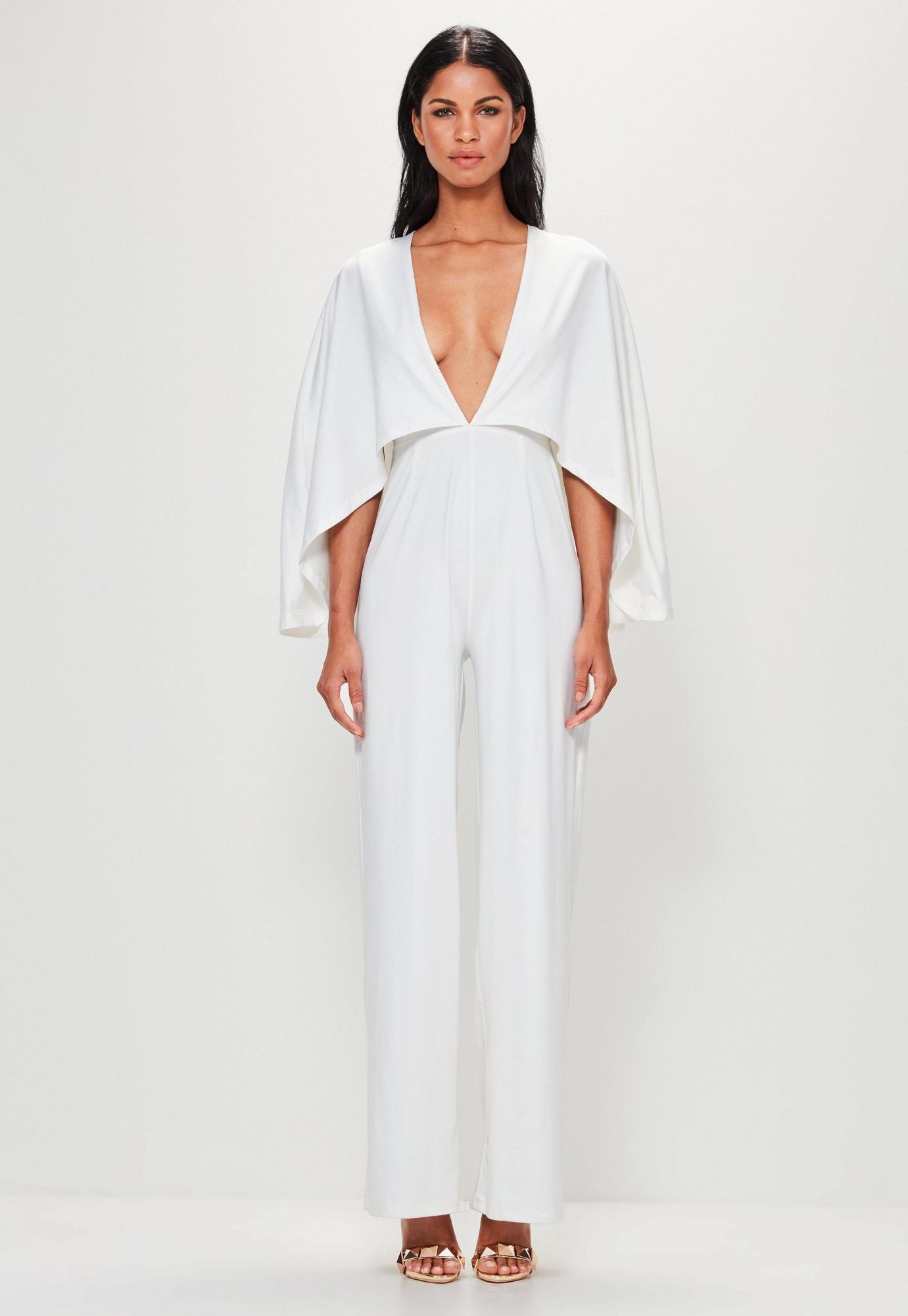 Missguided store plunge jumpsuit