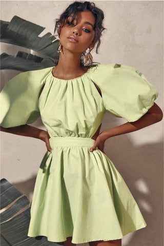 BUY: Mossman Seahaze Dress Green