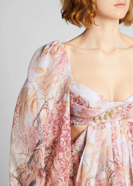 Zimmermann Botanica Bralette Mini Dress