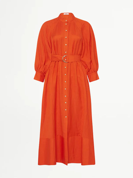 Sheike Piper Dress in Tangerine