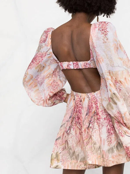 Zimmermann Botanica Bralette Mini Dress