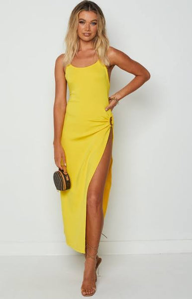 BUY: Beginning Boutique Lila Dress Yellow