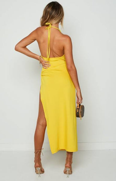 BUY: Beginning Boutique Lila Dress Yellow