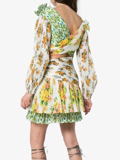 Zimmermann golden 2024 surfer dress hire