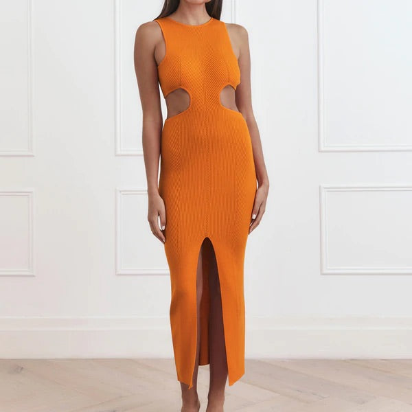 San Sloane Talia Dress Orange