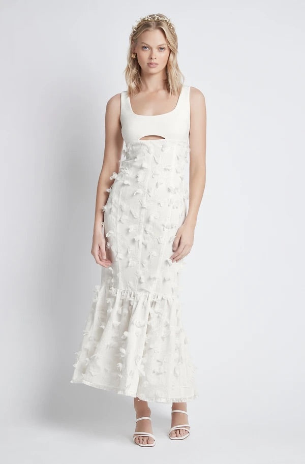 Sheike Petal Dreams Dress in White WMIYHire