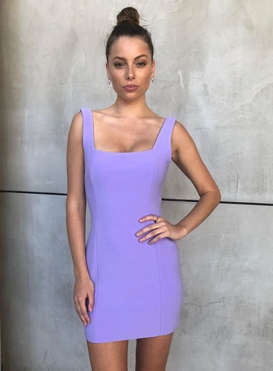 Bec Bridge Gemma Mini Dress Purple