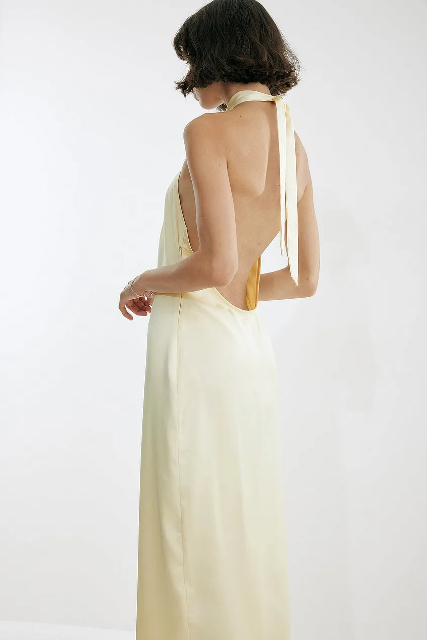 BUY: Josephine HJ x NA-KD Twist Midi Off White