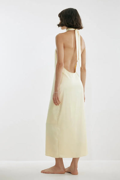 BUY: Josephine HJ x NA-KD Twist Midi Off White